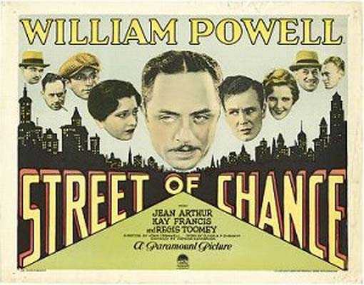 Classic Old Movie : Street Of Chance 1930